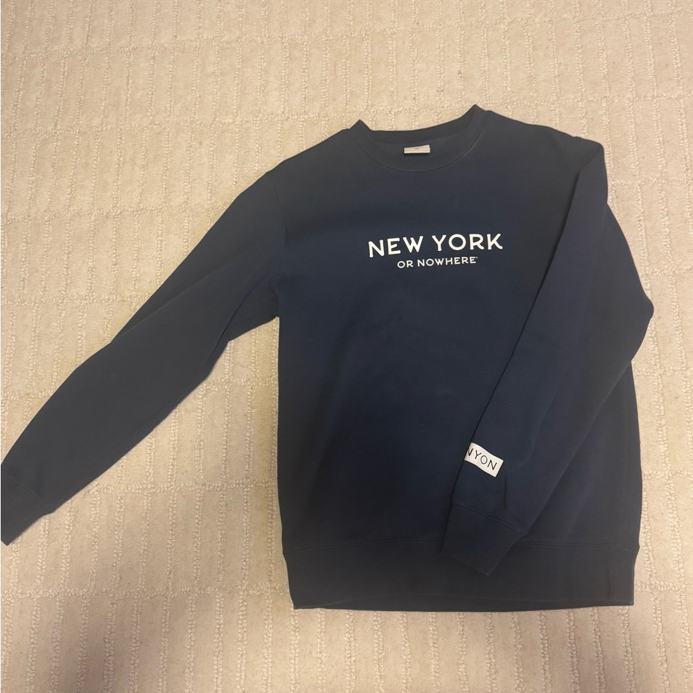 Navy Crewneck Sweater - New York or Nowhere